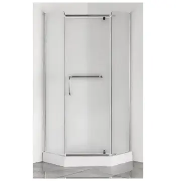 Душова кабіна з низьким піддоном Mixxus LINES SCT01-90x90x198-TR CHROME прозоре скло 6мм (MI6913)