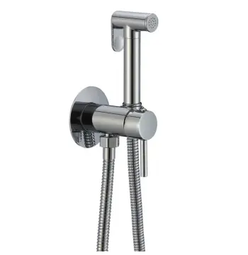 Змішувач для гігієнічного душу Mixxus Premium Hans 002-A Inner латунний хромований вбудований з лійкою (MI6920)