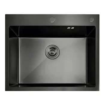 Мийка з нерж. сталі MIXXUS MH5843 DECOR GRAPHITE (3.0/0.8) (Колір графіт) (MI7042)