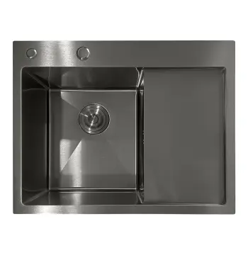 Мийка з нерж. сталі MIXXUS MH6350L GRAPHITE (3.0/0.8) (Колір графіт) (MI7045)