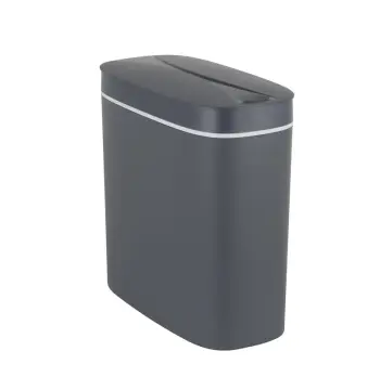 Відро для сміття сенсорне овальне MIXXUS FLAT-TC0109 GRAPHITE 9 л (колір графіт) (MI7075)