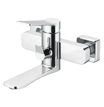 Змішувач для ванни Mixxus Wilson 009 Euro хромований з коротким поворотним виливом (MI7130)