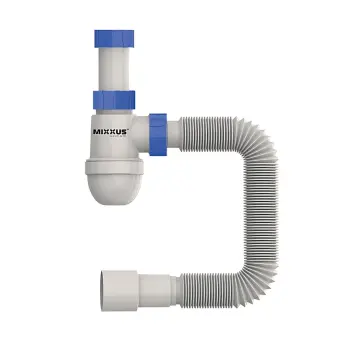 Сифон для умывальника MIXXUS SU-05-A 1 1/2"x40 без выпуска 40*40/50 (MI8182)