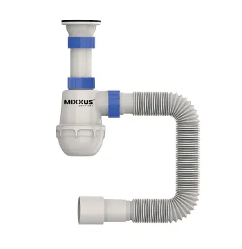 Сифон для кухни MIXXUS SK-01-A 1 1/2"x40 с литым выпуском 40*40/50 (MI8190)