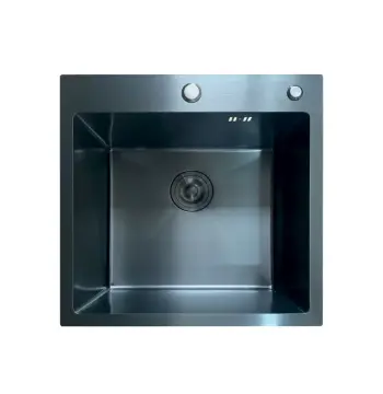 Мийка з нерж. сталі MIXXUS MH5050 MICRO DECOR BLACK (3.0/0.8) (колір чорний) (MI8215)