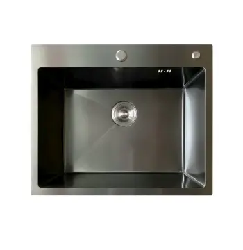 Мийка з нерж. сталі MIXXUS MH5843 MICRO DECOR GRAPHITE (3.0/0.8) (колір графіт) (MI8217)