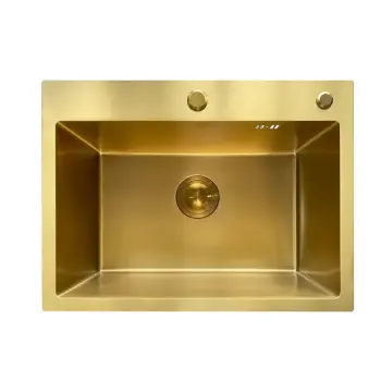 Мийка з нерж. сталі MIXXUS MH5843 MICRO DECOR BRUSHED GOLD (3.0/0.8) (колір матове золото) (MI8218)