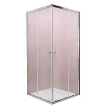 Душова кабіна без піддону MIXXUS CUBIC SC01-90x90x185-TR CHROME прозоре скло 4мм NEW (MI8366)
