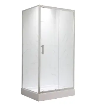 Душова кабіна без піддону MIXXUS HARD SC01-120x80x185-TR CHROME прозоре скло 5мм NEW (MI8369)