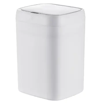 Відро для сміття сенсорне прямокутне MIXXUS WAVE-TC0314 WHITE 14 л (колір білий) (MI8404)