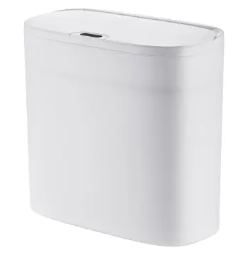 Відро для сміття сенсорне прямокутне MIXXUS WAVE-TC0414 WHITE 14 л (колір білий) (MI8405)