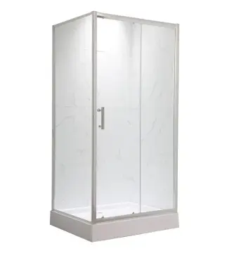 Душова кабіна з низьким піддоном Mixxus HARD SCT01-120x80x198-TR Chrome NEW прозоре скло 5мм (MI8428)