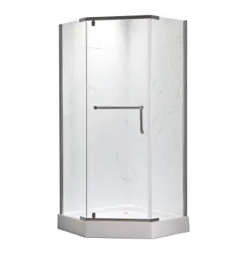 Душова кабіна з низьким піддоном Mixxus LINES SCT01-90x90x198-TR Graphite NEW прозоре скло 6мм (MI8429)