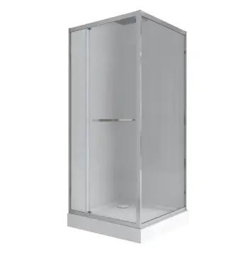 Душова кабіна з низьким піддоном Mixxus Style SCT01-90x90x200-TR Chrome прозоре скло 6мм (MI8433)