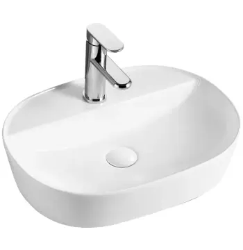 Раковина накладна MIXXUS PREMIUM ELLIPSE-0201 505х385х120mm (отвір під змішувач) (MP6482)