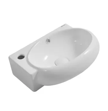 Раковина підвісна MIXXUS PREMIUM DIVERSE-1201-R 400х215х140mm (отвір під змішувач, перелив) (MP6506)