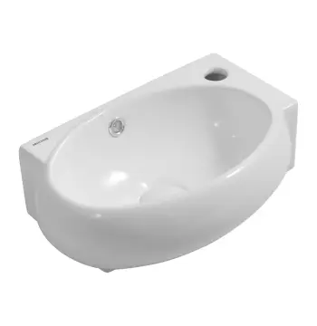 Раковина підвісна MIXXUS PREMIUM DIVERSE-1201-L 400х215х140mm (отвір під змішувач, перелив) (MP6507)