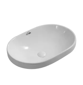 Раковина врізна на стільницю MIXXUS PREMIUM ELLIPSE-1601 600х400х190mm (перелив) (MP6569)