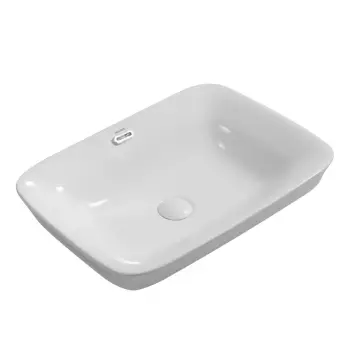 Раковина врізна на стільницю MIXXUS PREMIUM STYLE-1601 590х420х180mm (перелив) (MP6570)