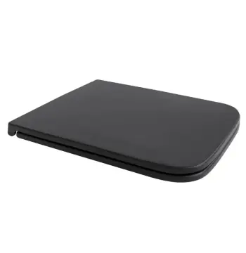 Сидіння-кришка для унітазу MIXXUS PREMIUM SEAT COVER QUADRO-DIVERSE-2001 BLACK 448х357х37mm дюропластове швидкознімне з мікроліфтом (MP6614)