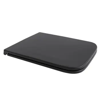Сидіння-кришка для унітазу MIXXUS PREMIUM SEAT COVER QUADRO-2001 BLACK 427х344х39mm дюропластове швидкознімне з мікроліфтом (MP6616)
