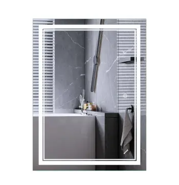 Дзеркало MIXXUS PREMIUM QUADRO MR20-90x70-REVERSE з LED Touch, Anti-fog, димером, рег. яскравості (MP6621)