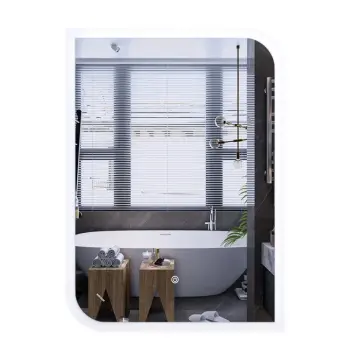 Дзеркало MIXXUS PREMIUM BEVEL MA02-90x65-REVERSE з LED Touch, Anti-fog, димером (3-6,5kK) (MP6641)