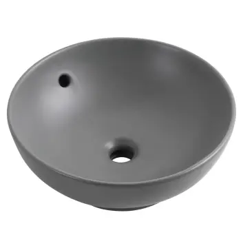 Раковина накладна MIXXUS PREMIUM TOPPER-0201 GRAY 410x410x165mm (перелив) (MP6649)