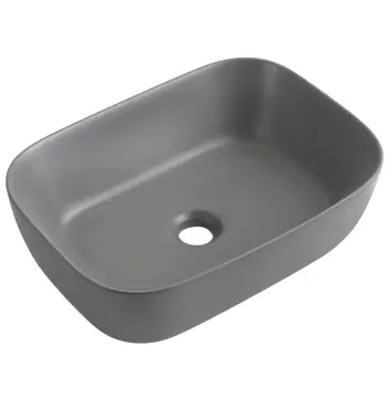 Раковина накладна MIXXUS PREMIUM DIVERSE-0116 GRAY 455x330x135mm (MP6651)