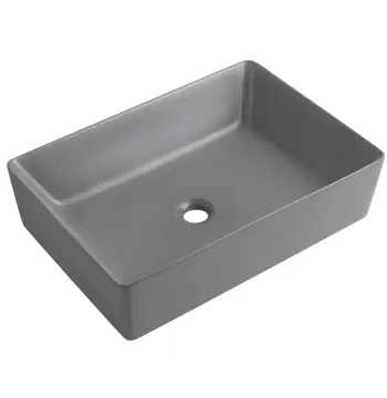 Раковина накладна MIXXUS PREMIUM QUADRO-0108 GRAY 550x390x145mm (MP6652)