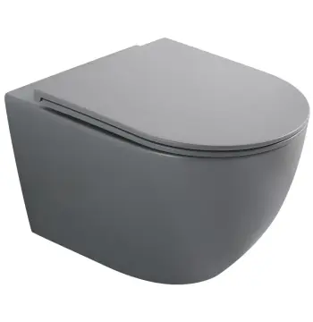 Унітаз підвісний MIXXUS PREMIUM ELLIPSE-0308-T3 GRAY 490x360x360mm система змиву TORNADO 3.0 (MP6654)