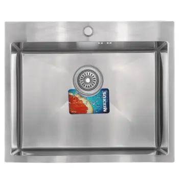 Мийка MIXXUS MX6050-185x1.0-SATIN (Колір нерж) (MX0657)