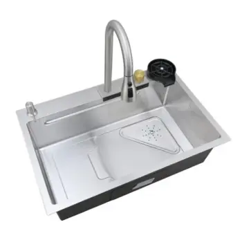 Мийка з вбудованим змішувачем MIXXUS PREMIUM MH7246-SET-01.SUS304 з нерж. сталі SUS304 (Колір нерж) (MX1697)