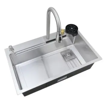 Мийка Mixxus Premium MH7545-SET-03.SUS304 з вбудованим змішувачем (MX1699)