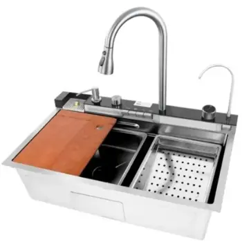 Мийка Mixxus Premium MH7545-SET-04.SUS304 з вбудованим змішувачем (MX1701)