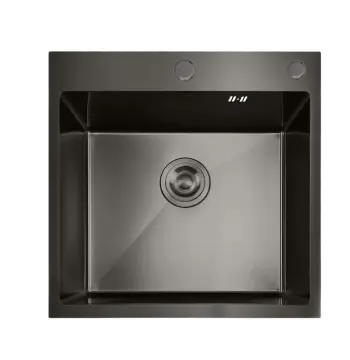 Мийка з нерж. сталі MIXXUS MH5050 GRAPHITE (3.0/0.8) (Колір графіт) (MX1928)
