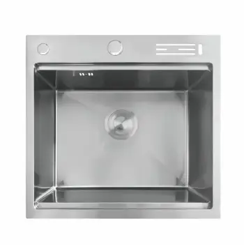 Мийка Mixxus MH5050-SK NANO-SILVER (3.0/0.8) з н.ст. зі сходинкою для суш.,з підст.під ножі(нерж.)(MX1939)