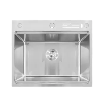 Мийка Mixxus MH6050-SK NANO-SILVER (3.0/0.8) з н.ст. зі сходинкою для суш.,з підст.під ножі(нерж.)(MX1941)
