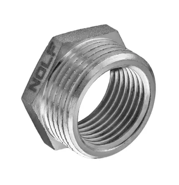 Футорка нікельована NOLF NFC.F0206-N-1/2"Mx1/4"F (NF3121)