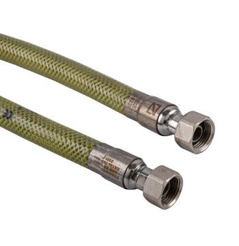 Шланг ГАЗОВЫЙ 1/2*1/2 ВВ нерж.,обплетення,пвх, PRESINOX-HG1212-1,0m (200042) (Tucai Spain)