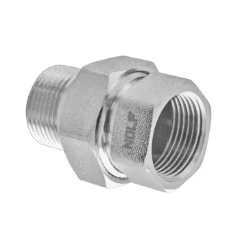 Згін американка Nolf NFC.511-40 - 1-1/2" прямий нікельований (NF3234)