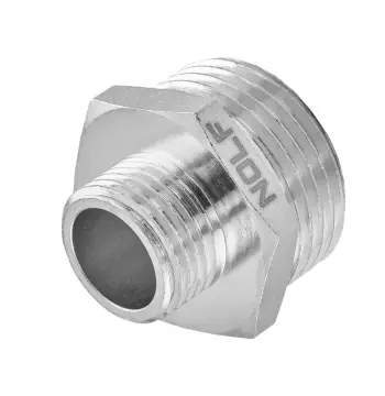 Ніпель редукційний Nolf NFC.N0608-N-3/4"x1/2" нікельований (NF3281)
