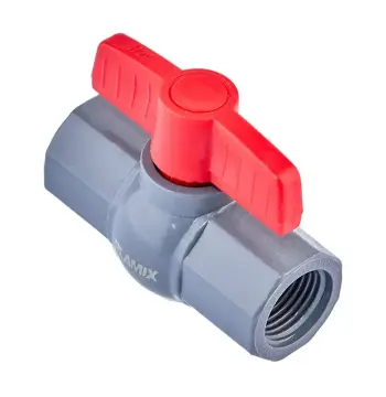 Кран кульовий Plamix PVF-1/2" FF PVC (PM0625)
