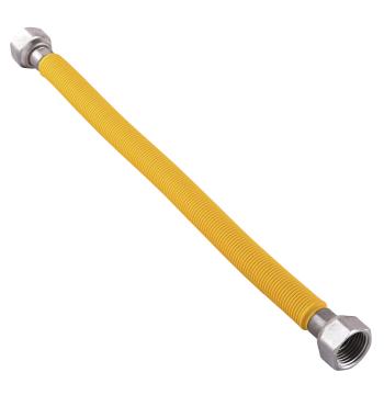 Шланг газовий TUCAI 1/2″х1/2″ ВВ 300мм-510мм ABS PressINOX-9403