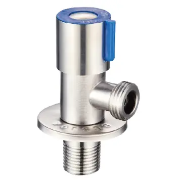 Кран для підключення сантехприладів MIXXUS VAL-01-1/2x1/2 з нерж. сталі SUS304 (Колір синій) (SS0048)