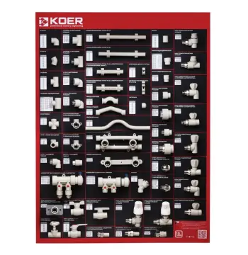 Стенд виставковий Koer PPR (фітинг та труби)