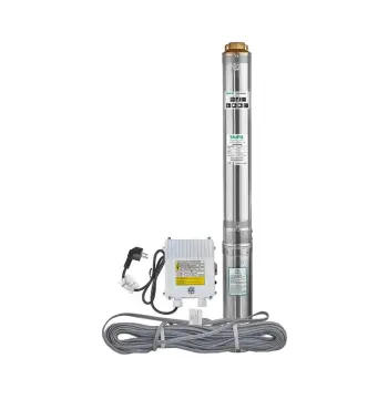 Насос свердловинний відцентровий Taifu 4STM 8/9+35M +пульт Н=57м, Q=10,8м3, P=1100Вт, каб.35м, 1,5" (TF3399)