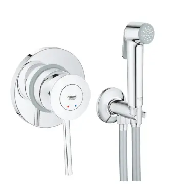 Набір 2 в 1 для туалету Grohe BauClassic (к-кт гіг.душа, змішувач прих.монтажу) (UA2904800S)