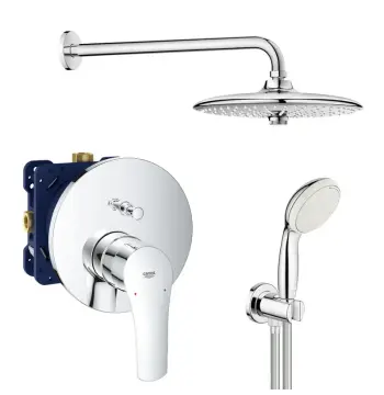 Душова система прихованого монтажу зі змішувачем Grohe Grohtherm SmartControl (UA34614SC4)