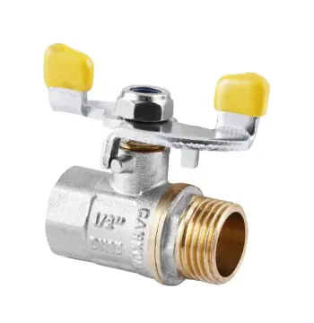 Кран кульовий СК 1/2" ГШМ YELLOW ART.607 (WP0033)